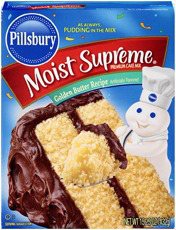 Pillsbury® Moist Supreme® Golden Butter Flavored Premium Cake Mix