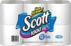 Scott 1000 Sheets Bath Tissue