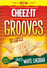 Cheez-It GROOVES Sharp White Cheddar