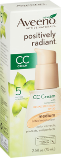 Aveeno® Positively Radiant CC Cream Medium
