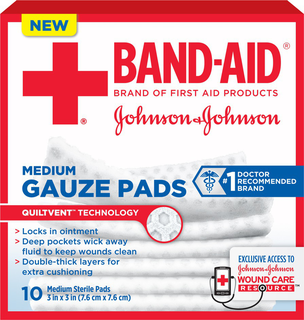 Band-Aid® Medium Gauze Pads