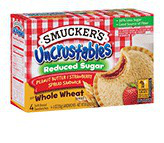 Smucker's® Uncrustables® Reduced Sugar Peanut Butter & Strawberry Spread on Whole Wheat