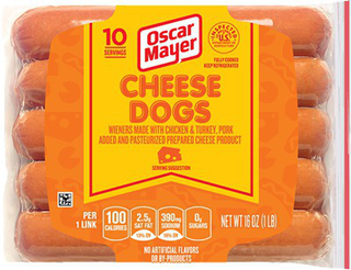 OSCAR MAYER Cheese Franks