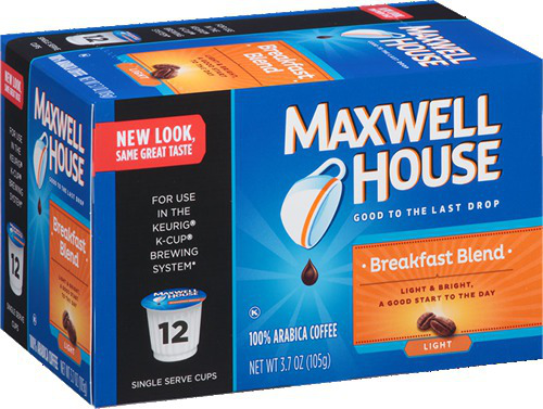 MAXWELL HOUSE Coffee Single Serve Cups