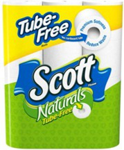 Scott Naturals Tube Free Bath Tissue