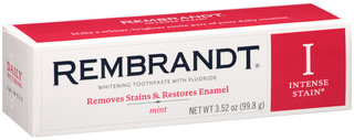 Rembrandt® Intense Stain® Whitening Toothpaste with Fluoride Mint