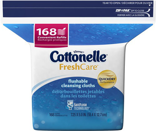 Cottonelle Fresh Care Flushable Cleansing Cloths Refill