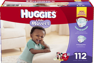 Huggies Little Movers Diapers Giant Pack