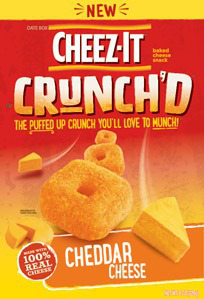 Cheez-It Crunch'd Cheddar Cheese Crackers