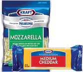 KRAFT Shredded or Chunk Cheese