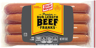 OSCAR MAYER BUN-LENGTH Beef Franks