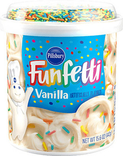Pillsbury™ Funfetti® Vanilla Flavored Frosting