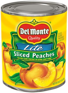 Del Monte Lite Sliced Peaches 29 oz