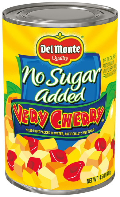 Del Monte Very Cherry Mixed Fruit No Sugar Added