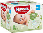 Huggies Natural Care Fragrance Free Baby Wipes