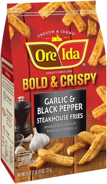 ORE-IDA® Bold & Crispy: Garlic and Pepper Steakhouse Fries