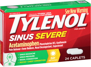 TYLENOL® Sinus Severe Day Non-Drowsy Caplets 
