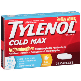 TYLENOL® Cold Max Day Non-Drowsy Cold Medicine Caplets