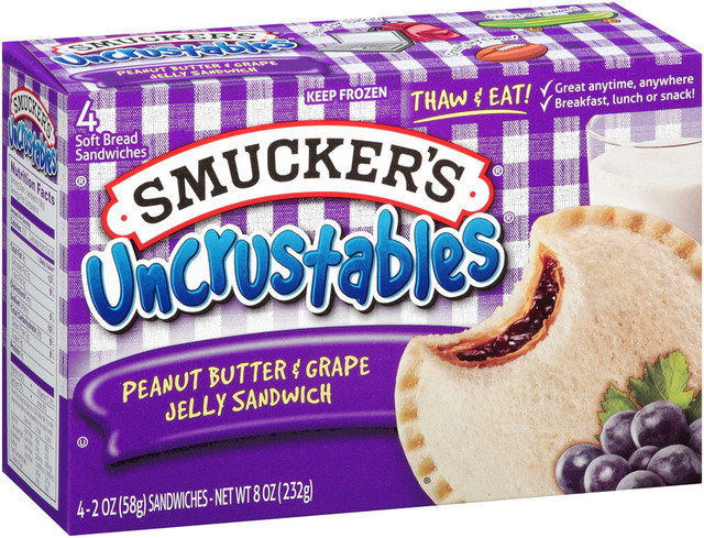Smucker's® Uncrustables® Peanut Butter & Grape Jelly Sandwiches