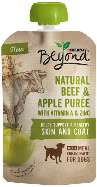 Beyond Natural Beef & Apple Puree with Vitamin A and Zinc Mix 