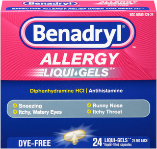 Benadryl® Liqui-Gels® Softgels Allergy