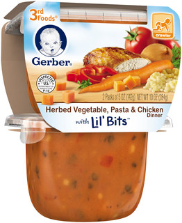 Gerber® 3rd Foods® Herbed Vegetable, Pasta & Chicken Dinner with Lil' Bits™