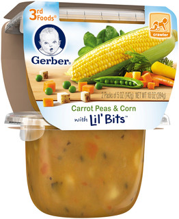 Gerber® 3rd Foods® Carrot Peas & Corn with Lil' Bits™