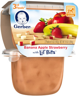 Gerber® 3rd Foods® Banana Apple Strawberry with Lil' Bits™