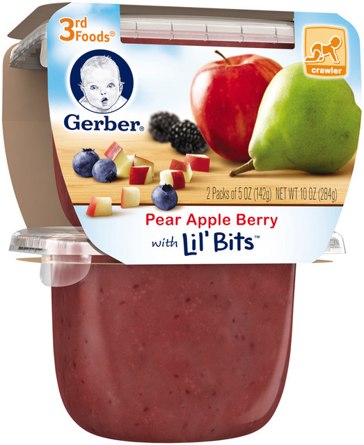 Gerber® 3rd Foods® Pear Apple Berry with Lil' Bits™ 