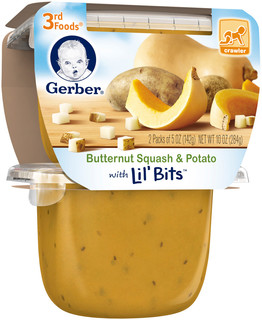 Gerber® 3rd Foods® Butternut Squash & Potato with Lil' Bits™