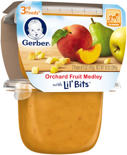 Gerber® 3rd Foods® Orchard Fruit Medley with Lil' Bits™