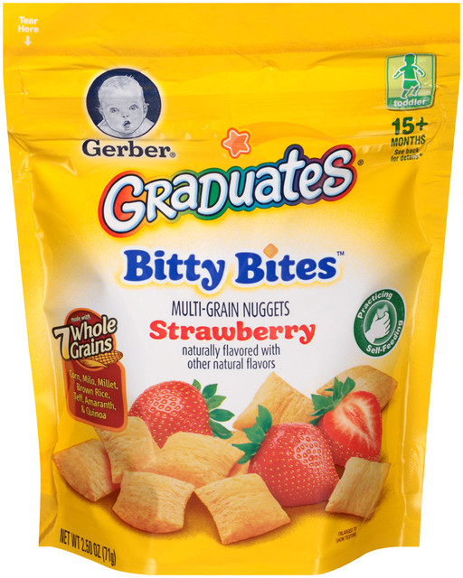 Gerber® Graduates® Bitty Bites™ Strawberry Multi-Grain Nuggets
