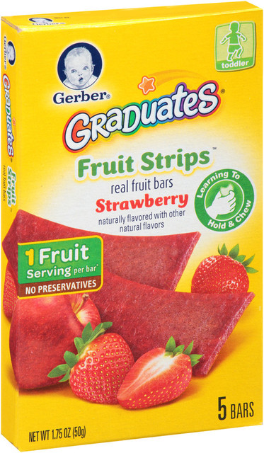 Gerber® Graduates® Strawberry Fruit Strips™