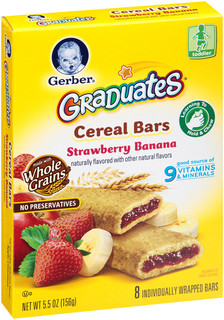Gerber® Graduates® Strawberry Banana Cereal Bars