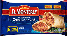 El Monterey® Beef and Bean Chimichangas Value Pack, 1 pk / 16 ct - Fred  Meyer