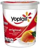 Yoplait Harvest Peach Flavored Low Fat Yogurt