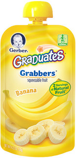 Gerber® Graduates® Banana Grabbers® Squeezable Fruit