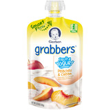 Gerber® Grabbers Fruit and Yogurt Squeezable Puree, Peaches and Cream