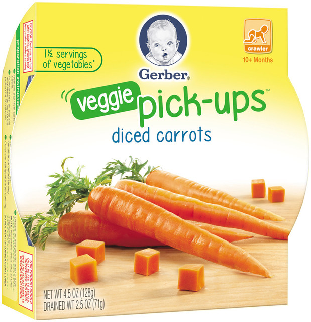 Gerber® Graduates® Fruit And Vegetable Pick Ups™ Diced Carrots