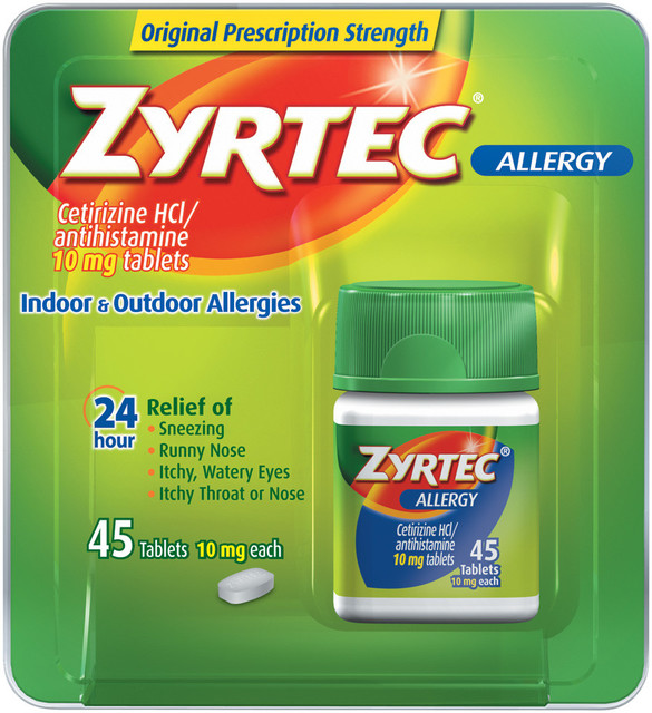 Zyrtec® Allergy 24 Hour 10mg Tablets