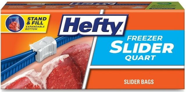 Hefty® Slider Bag Freezer - Quart