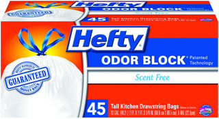Hefty® Odor Block® Scent Free Trash Bags