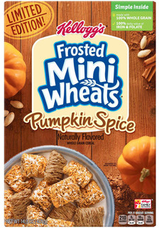 LIMITED EDITION Frosted Mini Wheats Cereal - Pumpkin Spice