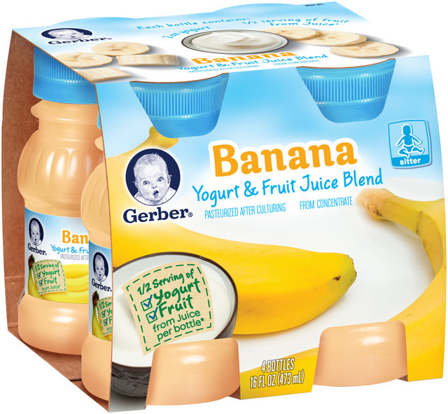 Gerber® Banana Yogurt & Fruit Juice Blend