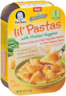 Gerber® Graduates® Cheese & Spinach Filled Ravioli lil' Pastas™ with Hidden Veggies