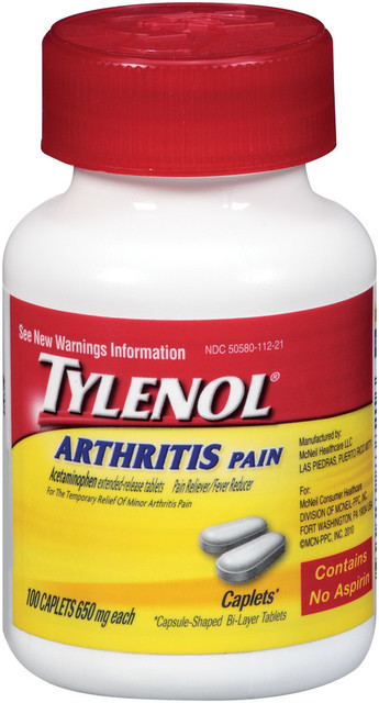 Tylenol® 8 HR Arhtritis Pain 650 mg Caplets