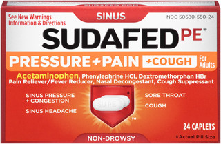 Sudafed PE® Pressure+Pain+Cough for Adults