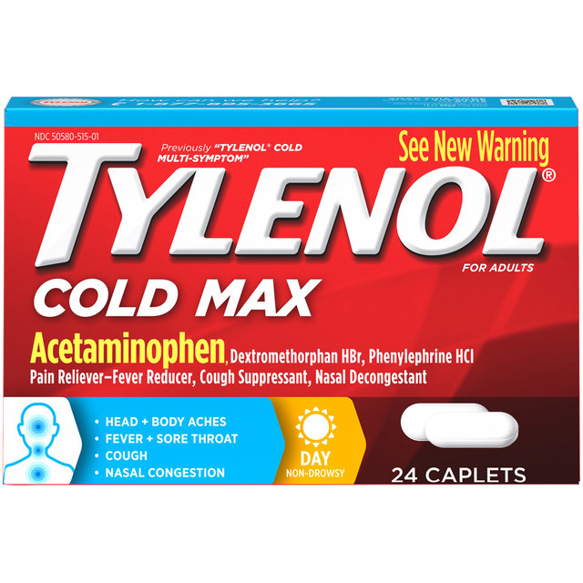 Tylenol® Cold Max Day Non-Drowsy Cold Medicine Caplets