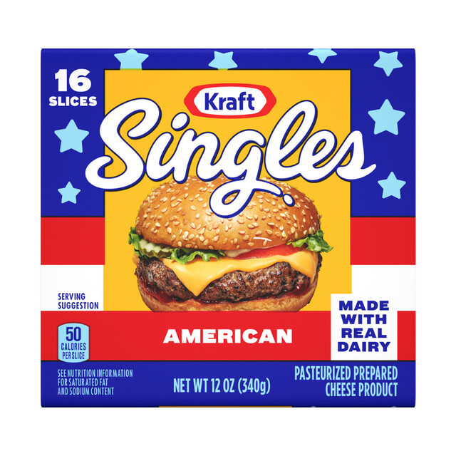 KRAFT Singles Cheddar Cheese Slices