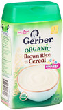 Gerber® Organic Brown Rice Whole Grain Cereal